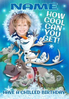 Disney's Frozen Birthday Card - Chilled Birthday Photo Upload