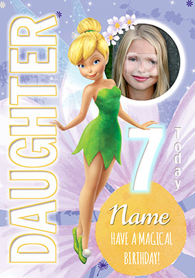 Tinker Bell Photo Card for Daughter