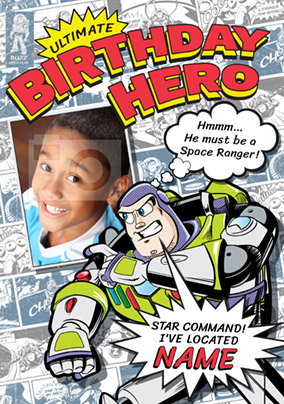 Disney Toy Story - Birthday Card Ultimate Hero