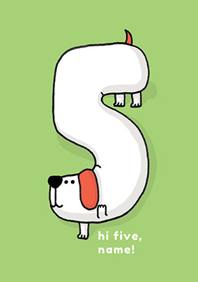 Dogs throwing Shapes Hi Five