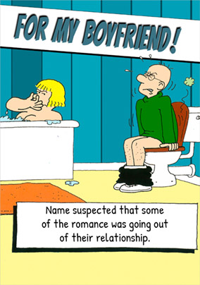 Emotional Rescue - Boyfriend Birthday Card No Romance
