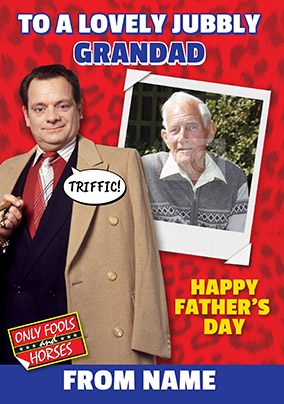 Only Fools and Horses Photo Upload Grandad Father's Day Card