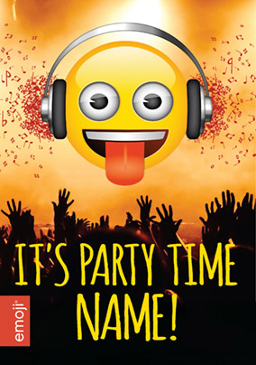 Emoji - Birthday Card It's Party Time!