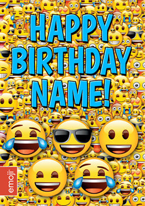 Emoji - Birthday Card Several Emoji's