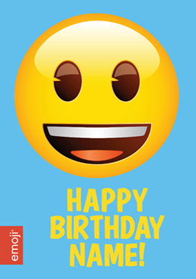 Emoji - Birthday Card Smiley
