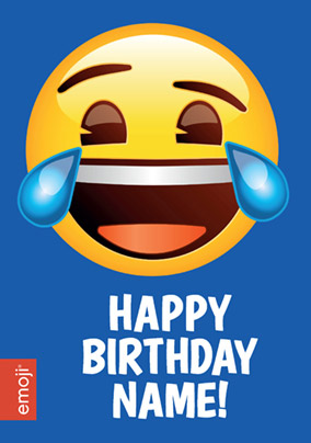 Emoji - Birthday Card Tears of Joy