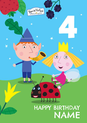 Ben & Holly - Birthday Card 4 Today