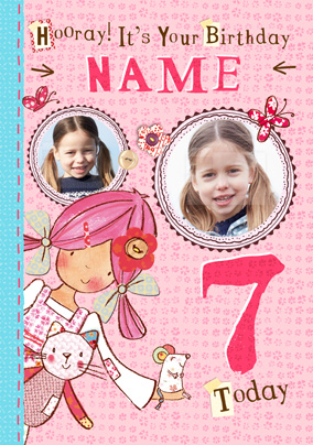 Emily Button - 7 Today Photo Card