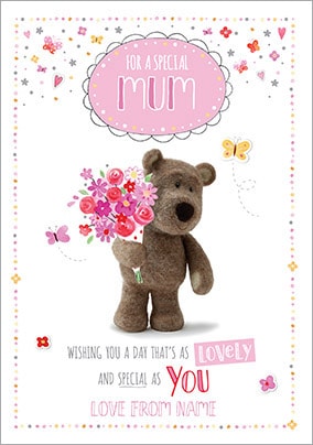 Barley Bear Mum Birthday Card