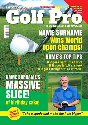 Hot Mags - Birthday Card Golf Pro