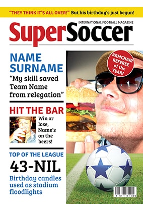 Hot Mags - Birthday Card Super Soccer