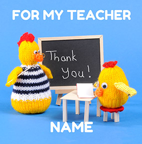 Knit & Purl - For My Teacher