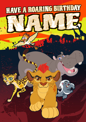 The Lion Guard Birthday Card