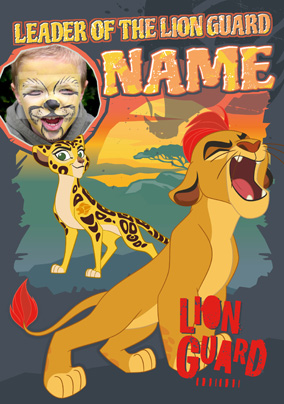 Kion & Fuli Photo Birthday Card