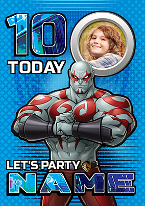 Guardians of the Galaxy Drax Photo Card