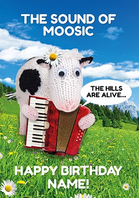 Sound Of Moosic Personalised Birthday Card