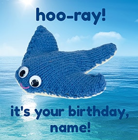 Hoo-Ray! Personalised Birthday Card