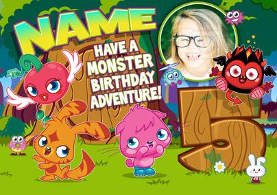 Moshi Monsters - Birthday Monster Forest