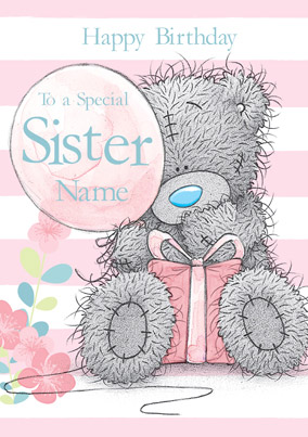 Me To You - Birthday Sister Balloon Card