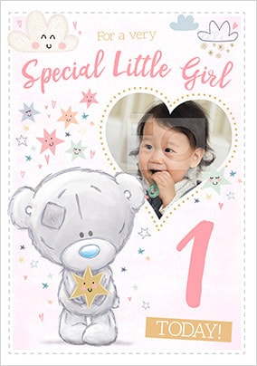 Me to You - Special Girl 1st Birthday Card