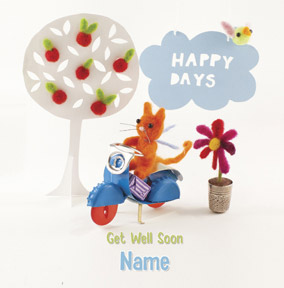 Feltipips - Get Well Soon Happy Days