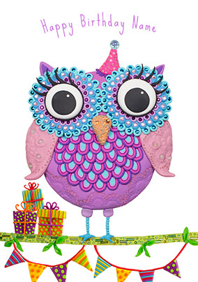 Marzipan Toybox - Birthday Owl