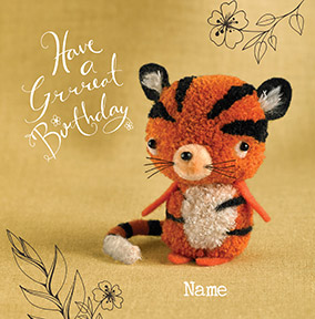 Tiddly Pom Pom - Birthday Card Have a Great Day