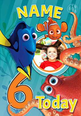 Finding Dory - Birthday Card 6 Today!