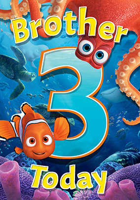 Finding Dory - Birthday Card Brother 3 Today!
