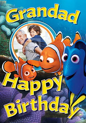 Finding Dory - Birthday Card Happy Birthday Grandad