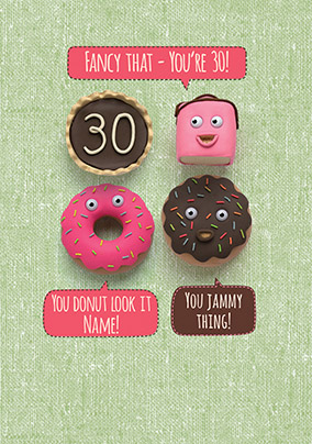 Shut Your Cake Hole - Birthday Card Fancy at 30!