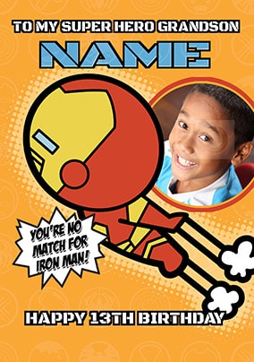 Marvel Kawaii Art - Iron Man Age 13 Grandson