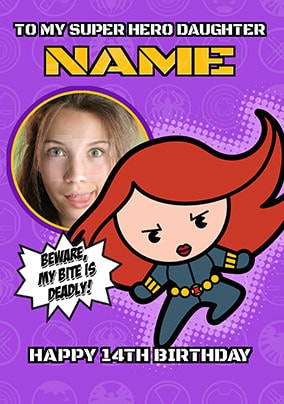 Marvel Kawaii Art - Black Widow Age 14 Daughter
