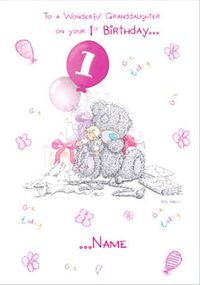 Tap to view Granddaughter 1st Birthday Card - Me to You