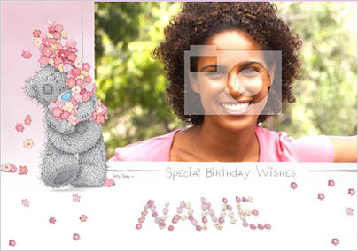 Me to You - Birthday Photo Flower Letters L