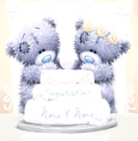 Me to You Softly Drawn - Wedding Cake