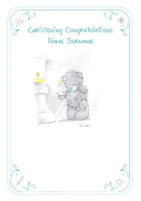 Me to You - Christening Congratulations