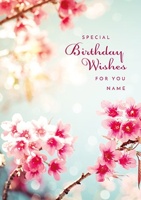 Birthday Wishes For You Personalised Card