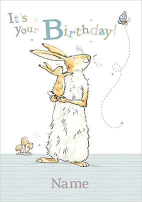 Guess How Much I Love You - It's Your Birthday Personalised Card