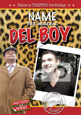 Original Del Boy Birthday Card - Only Fools