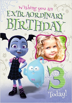 Vampirina Ballerina - 3rd Birthday Photo Card