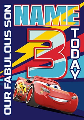 Lightning McQueen Photo Card - Son