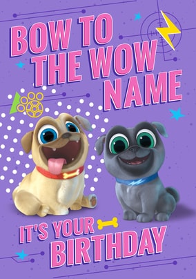 Bingo & Rolly Puppy Dog Pals Card