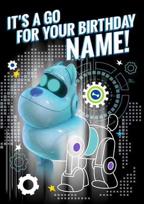 A.R.F Puppy Dog Pals Birthday Card