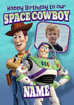 Buzz and Woody Photo Birthday Card