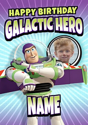 Buzz Lightyear Galactic Hero Photo Card