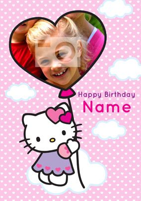 Photo of Hello Kitty - Heart Balloon Photo