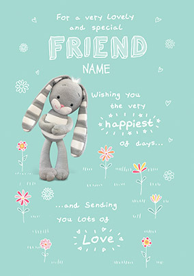 Special Friend Hun Bun Personalised Card