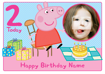 Peppa Pig - Birthday Cake Photo