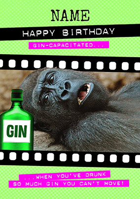 Gin-Capacitated Personalised Card